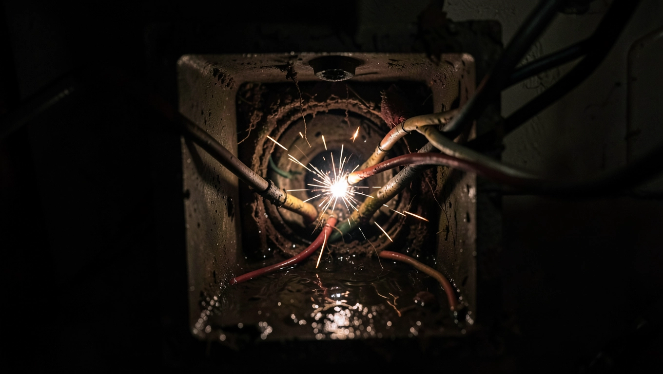 Czym grozi zalanie instalacji elektrycznej