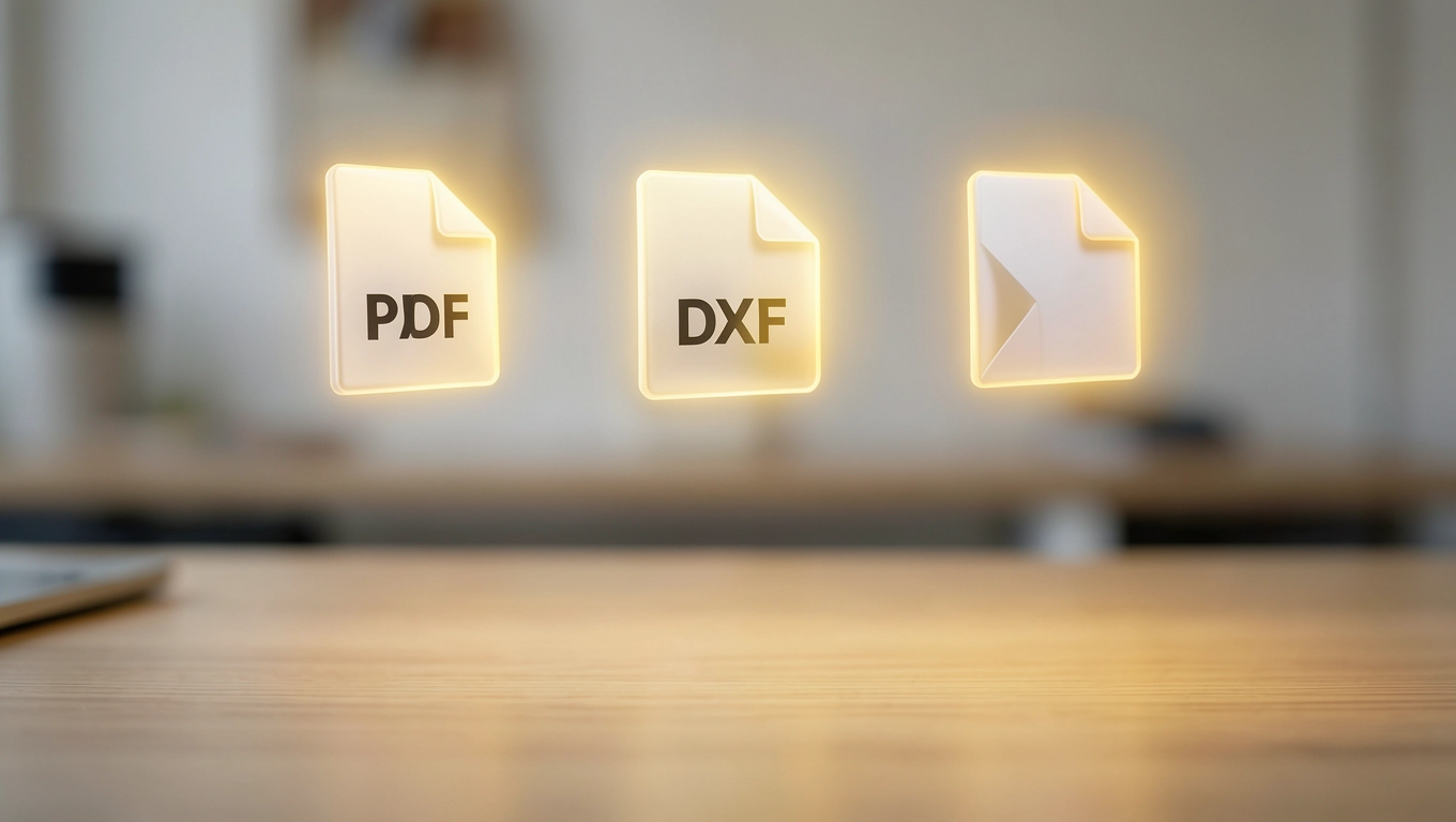 Eksport projektu do PDF, DXF i inne formaty zapisu