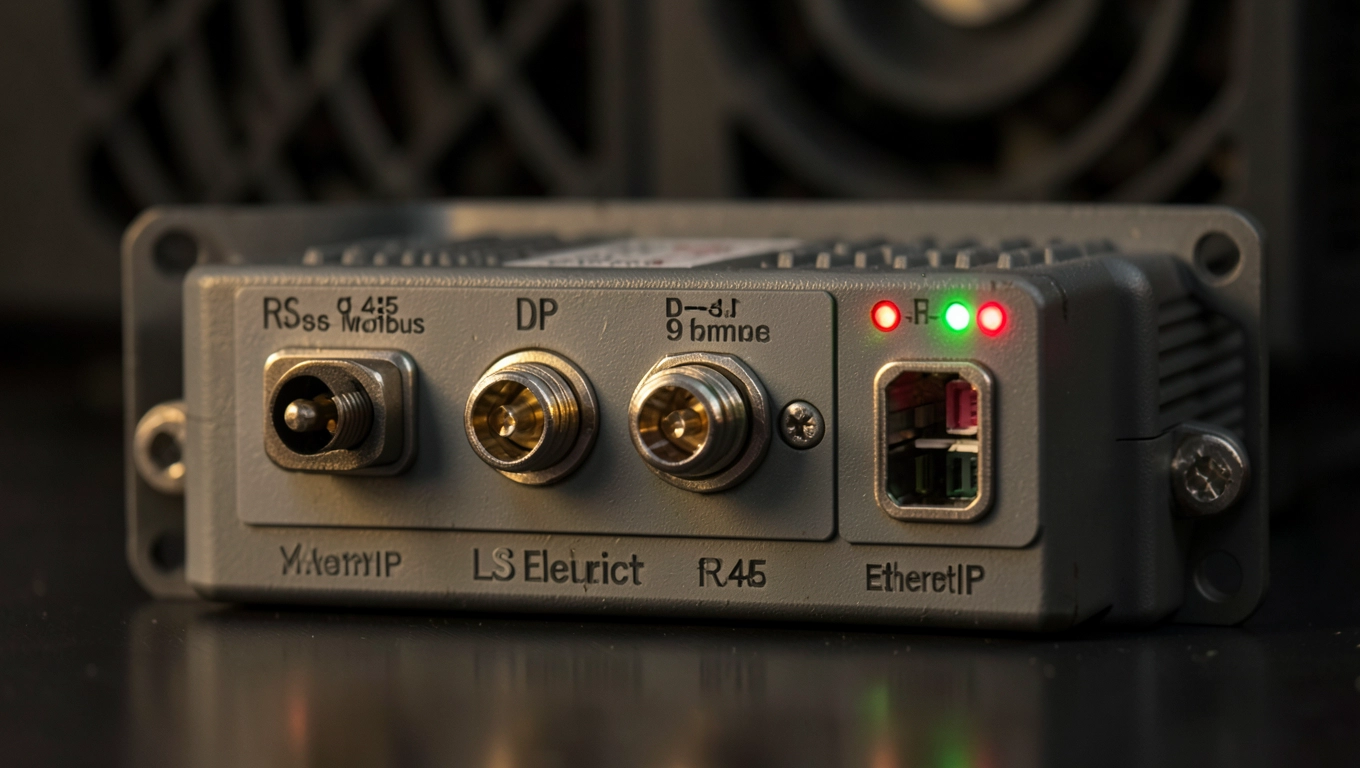 Komunikacja Modbus, Profibus i EtherNet/IP w falownikach LS
