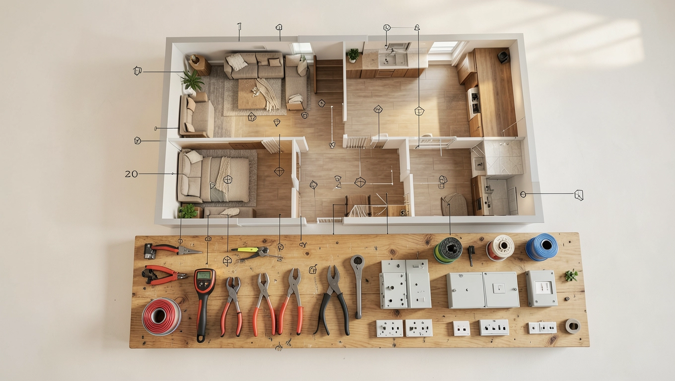 Kosztorys instalacji elektrycznej wzór i przykład dla domu 120 m²