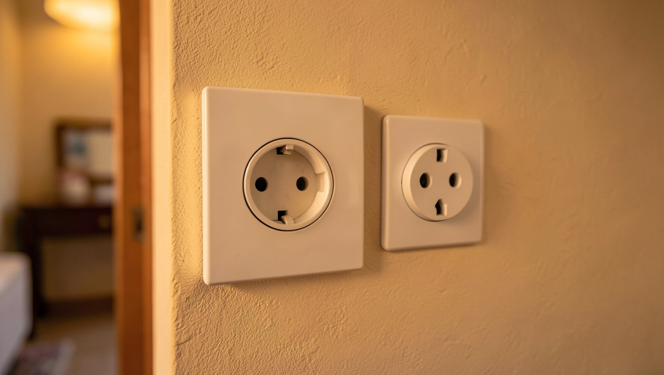 madera gniazdka elektryczne
