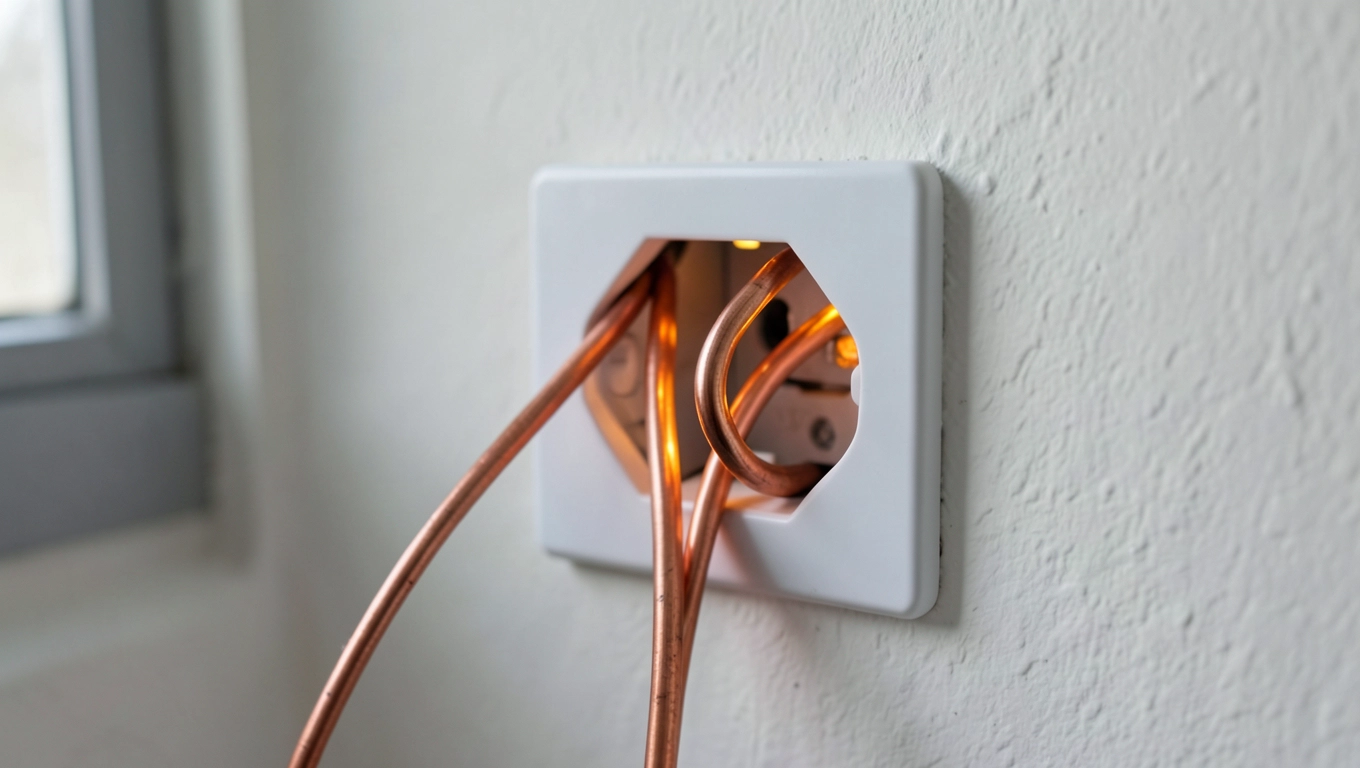 miedziana instalacja elektryczna