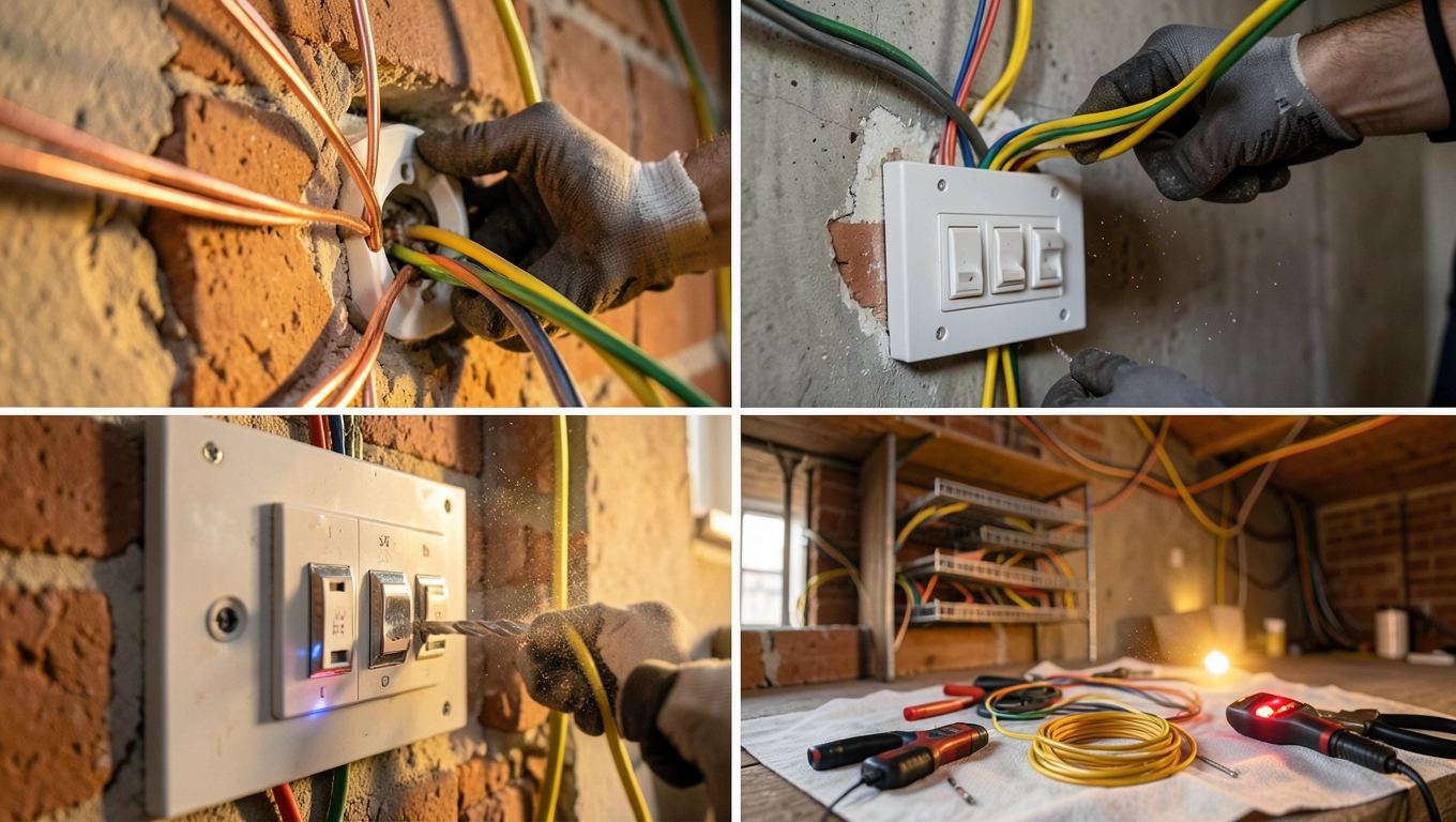 montaż instalacji elektrycznych łódź