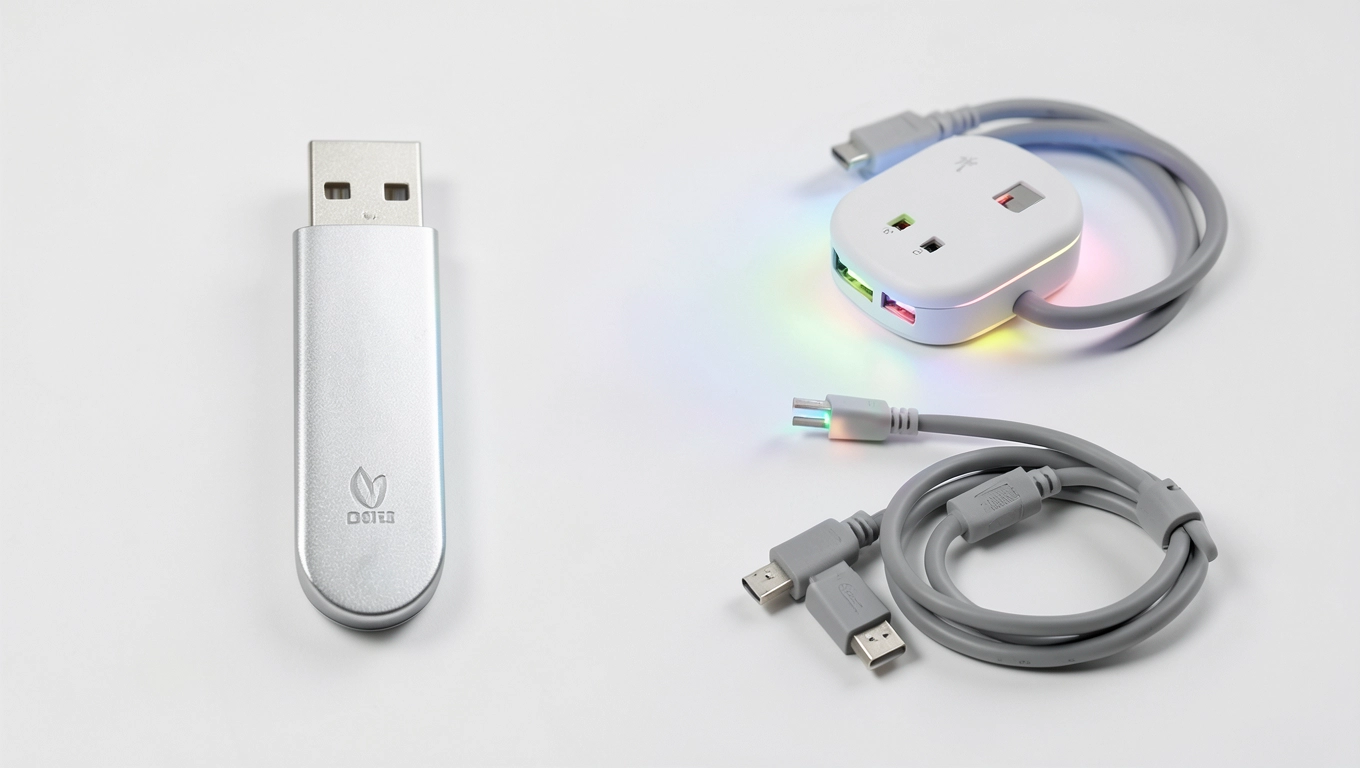 Pendrive, huby USB i akcesoria komputerowe z logo