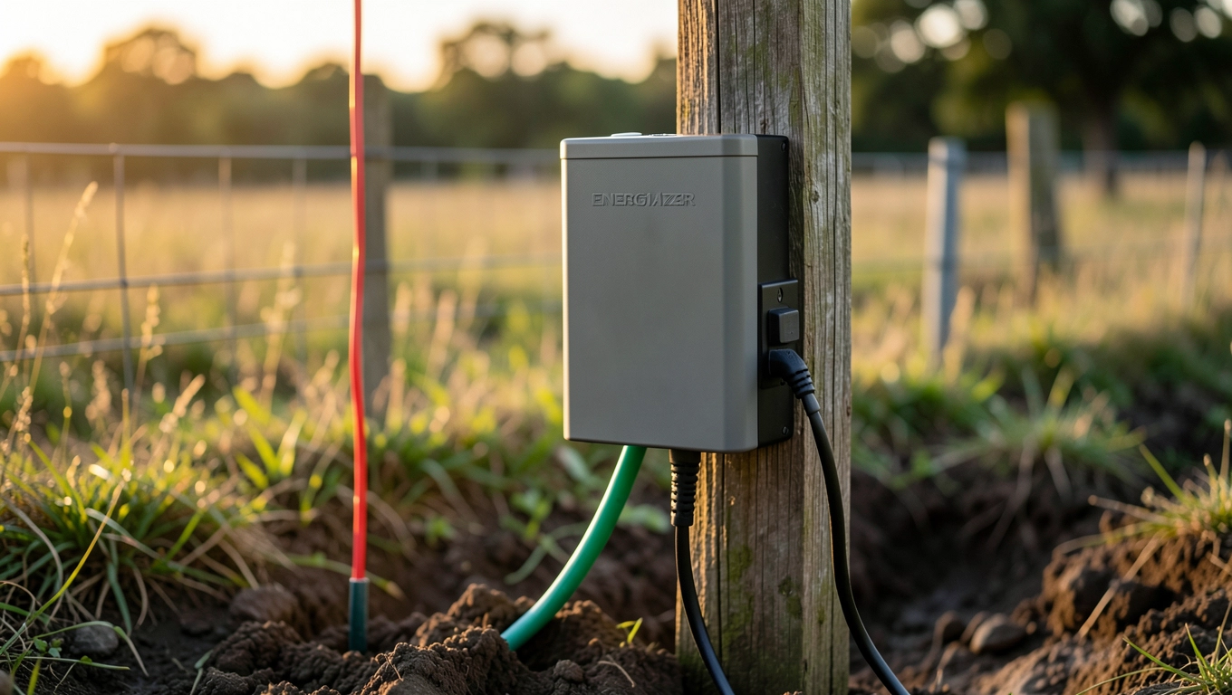 Podłączenie elektryzatora i uruchomienie instalacji