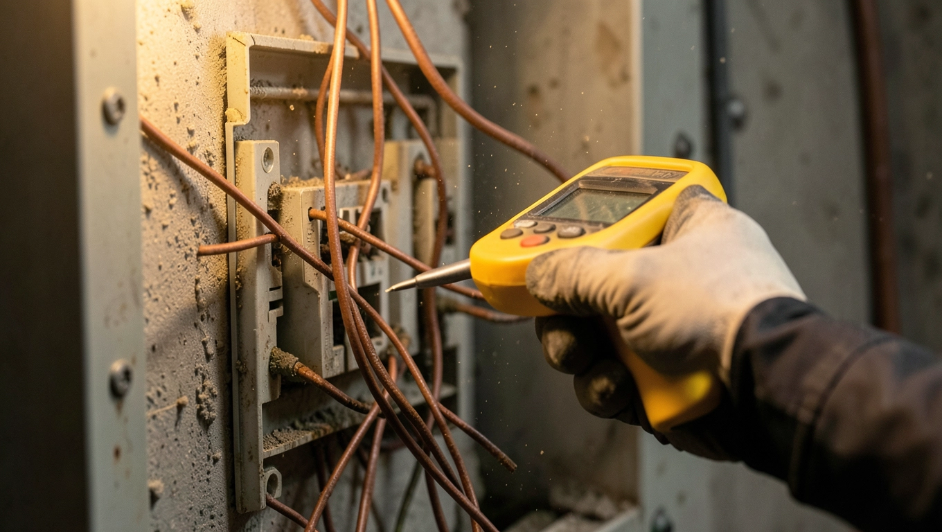 Pomiary i oględziny podczas kontroli instalacji elektrycznej