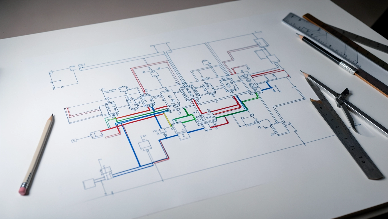 Projektowanie schematu rozdzielni elektrycznej krok po kroku