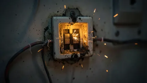 brak przeglądu instalacji elektrycznej