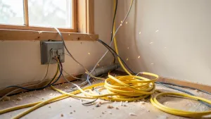 elektryka po podłodze