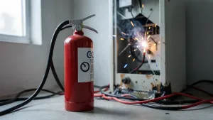 jaka gaśnica do instalacji elektrycznej