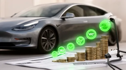 Leasing samochodu elektrycznego a VAT