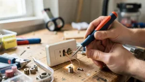 luźne gniazdko elektryczne