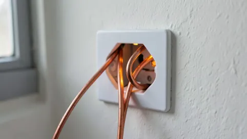 miedziana instalacja elektryczna