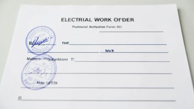 Polecenie Pisemne Na Prace Elektryczne