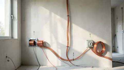 położenie instalacji elektrycznej w domu