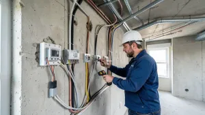 wymiana instalacji elektrycznej w bloku z wielkiej płyty