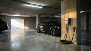 zakaz wjazdu samochodów elektrycznych do garażu