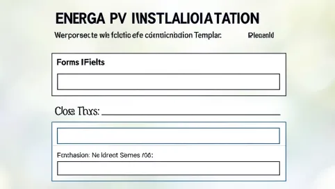 Zgłoszenie instalacji fotowoltaicznej ENERGA wzór