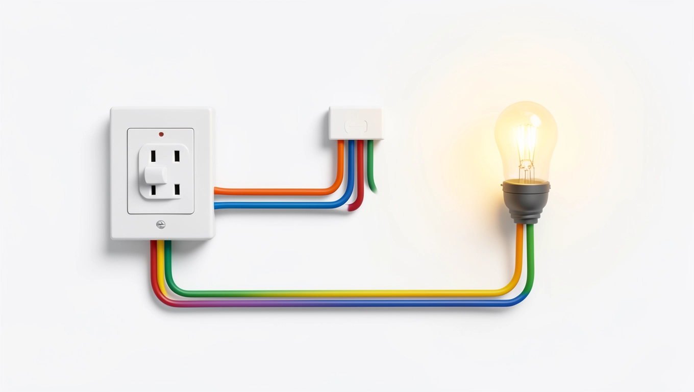 Schemat domowej sieci elektrycznej i jej główne elementy