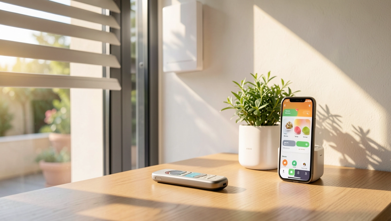Sterowanie napędem markizy pilot, aplikacja i scenariusze smart home