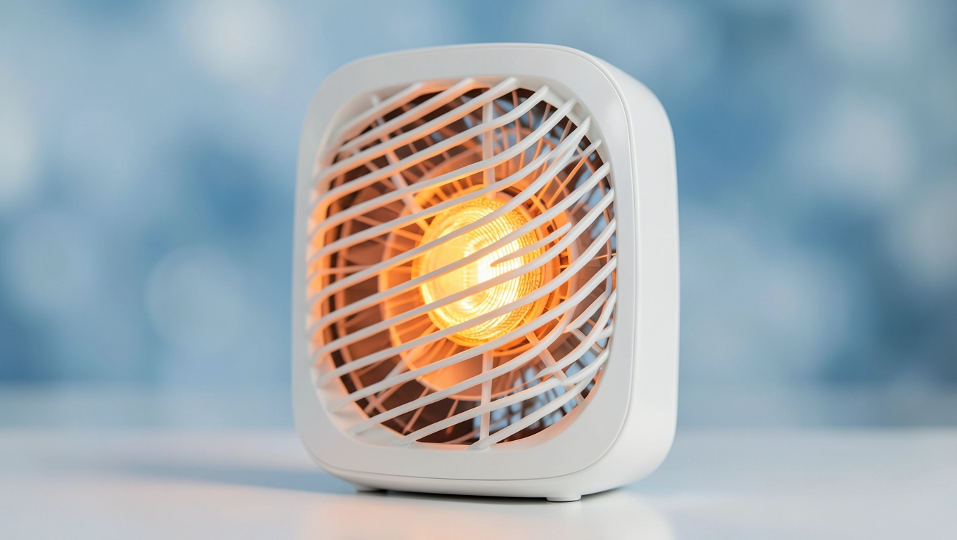 Termowentylator ceramiczny z termostatem i trybem eco