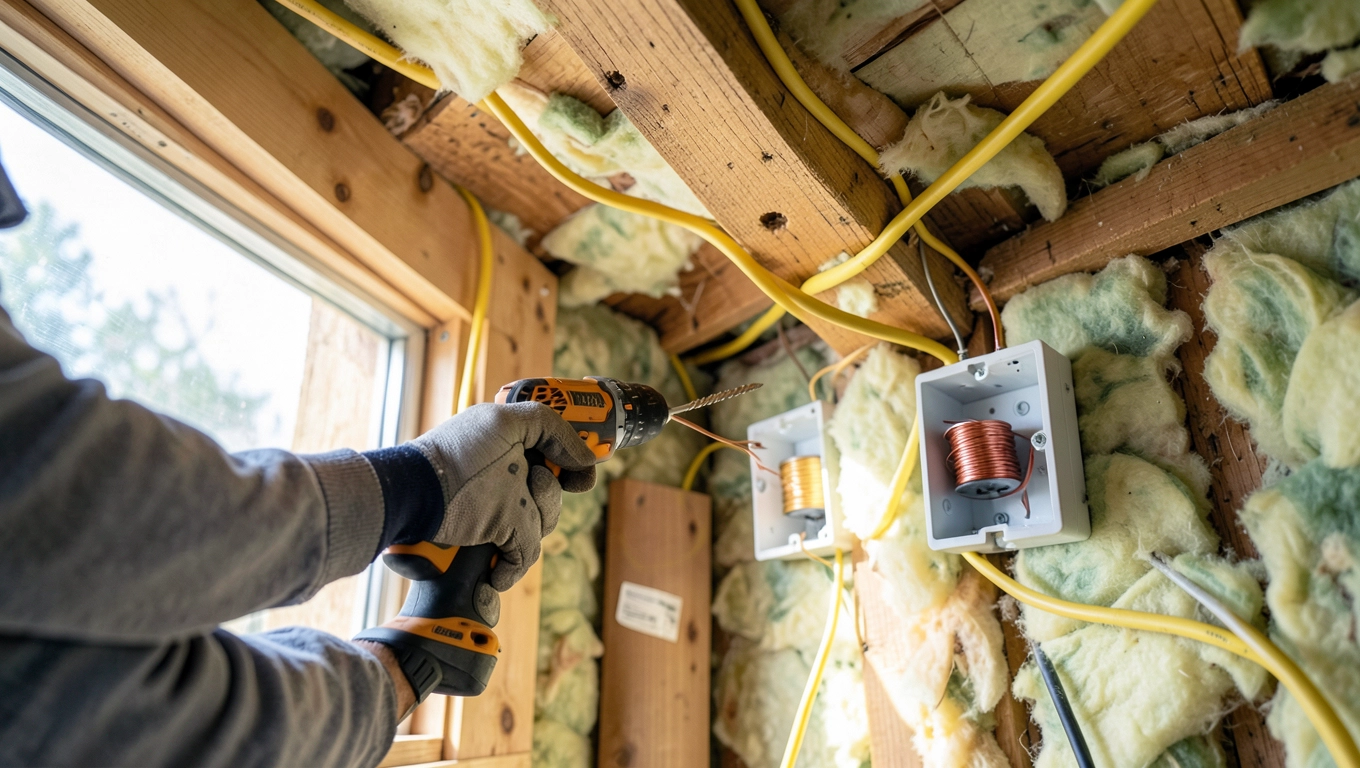 układanie instalacji elektrycznej