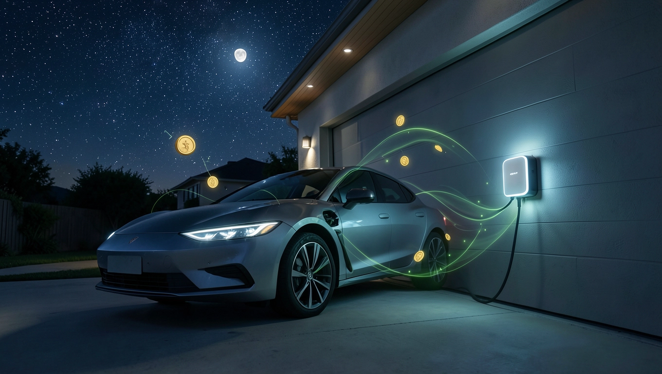 Cena ładowania z wallboxa i taryfy nocnej