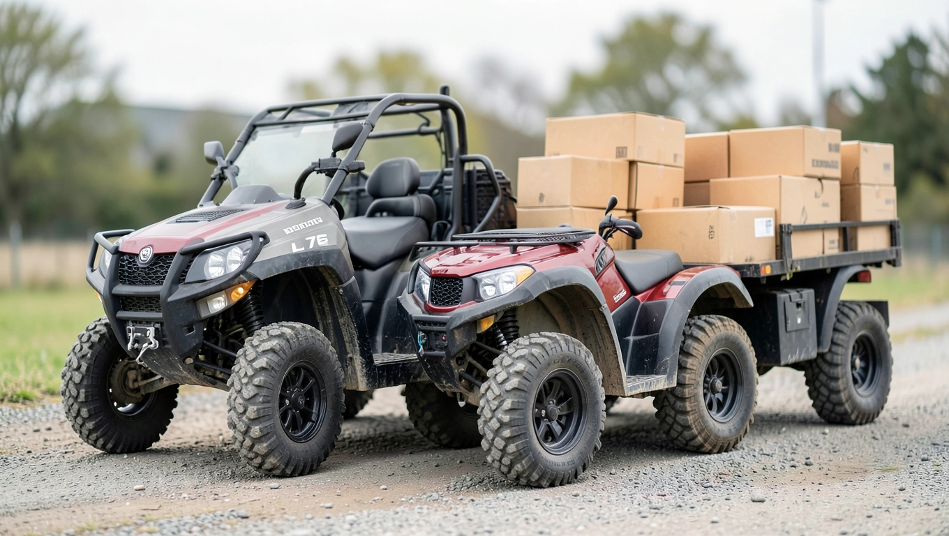 Ciężkie czterokołowce L7e elektryczne bez prawa jazdy