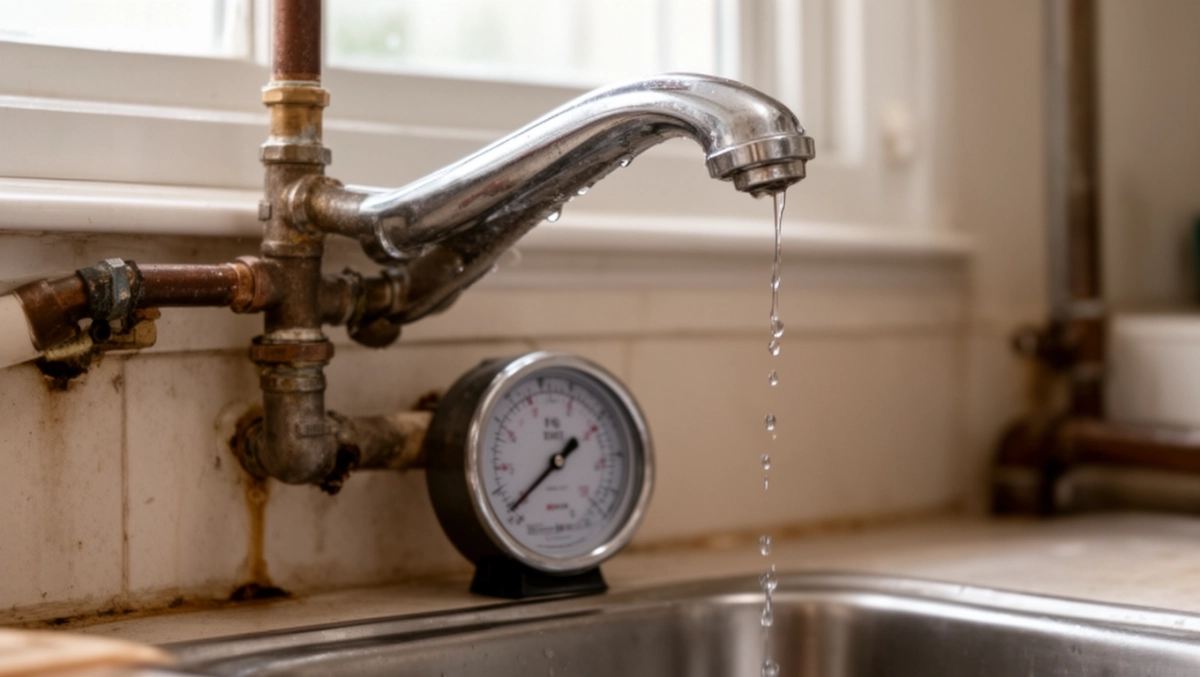ciśnienie w instalacji wodociągowej