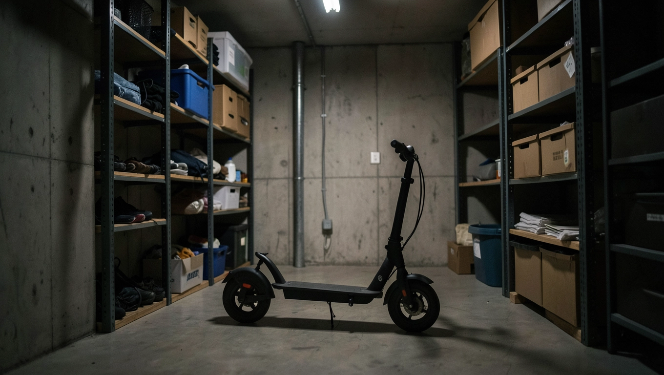 czy mozna trzymac hulajnoge elektryczna w piwnicy