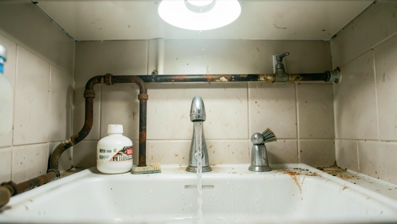 Czyszczenie instalacji wodnej w domu