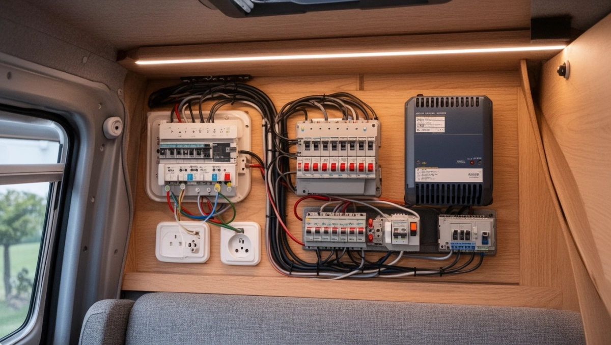 Instalacja 230V w kamperze