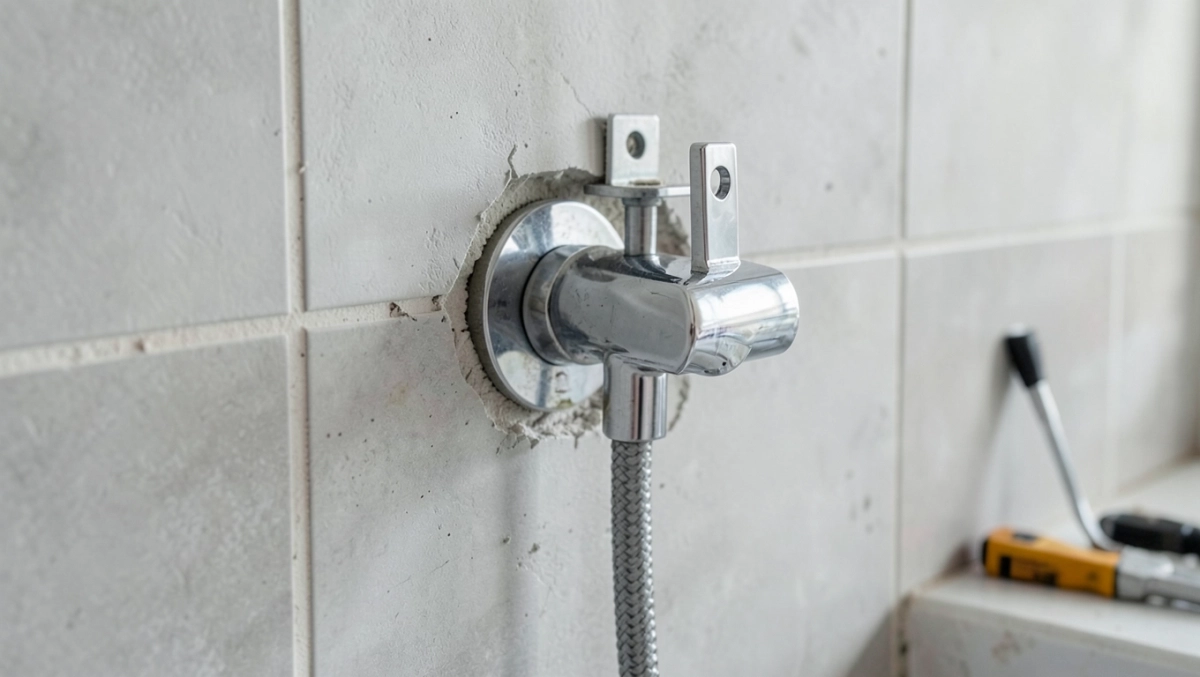 instalacja baterii podtynkowej