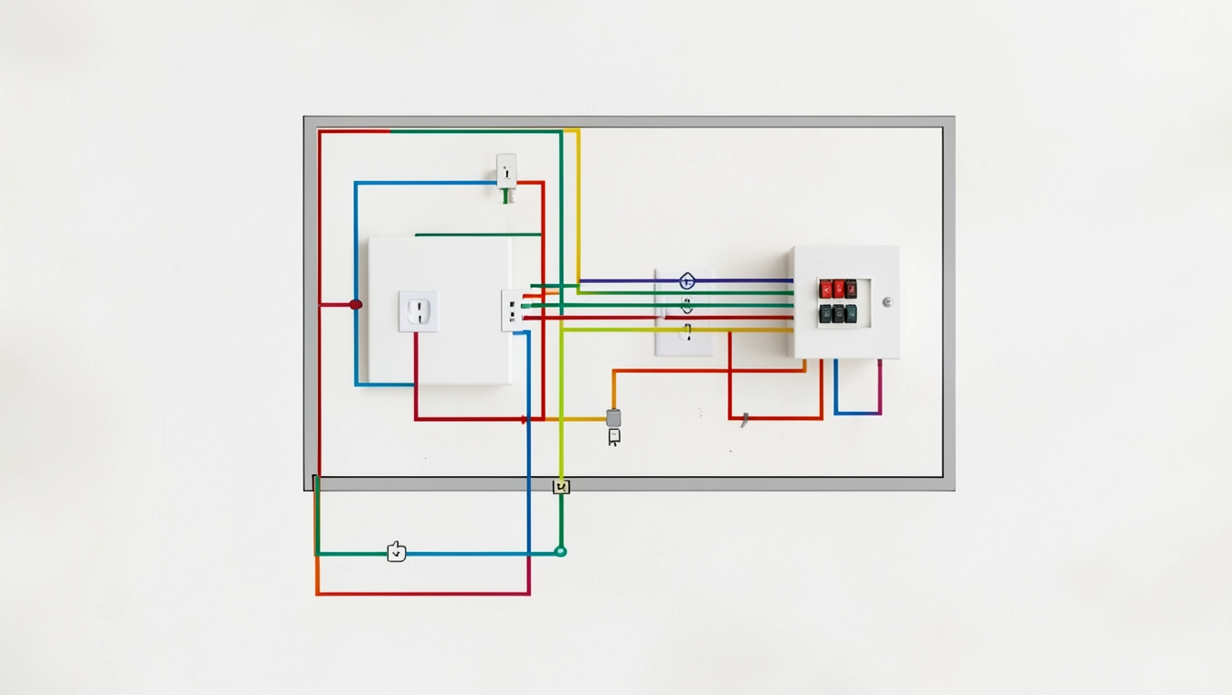 instalacja elektryczna w domku letniskowym schemat