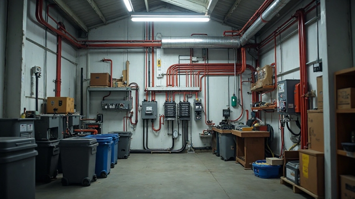 Instalacja elektryczna w garażu blaszanym schemat