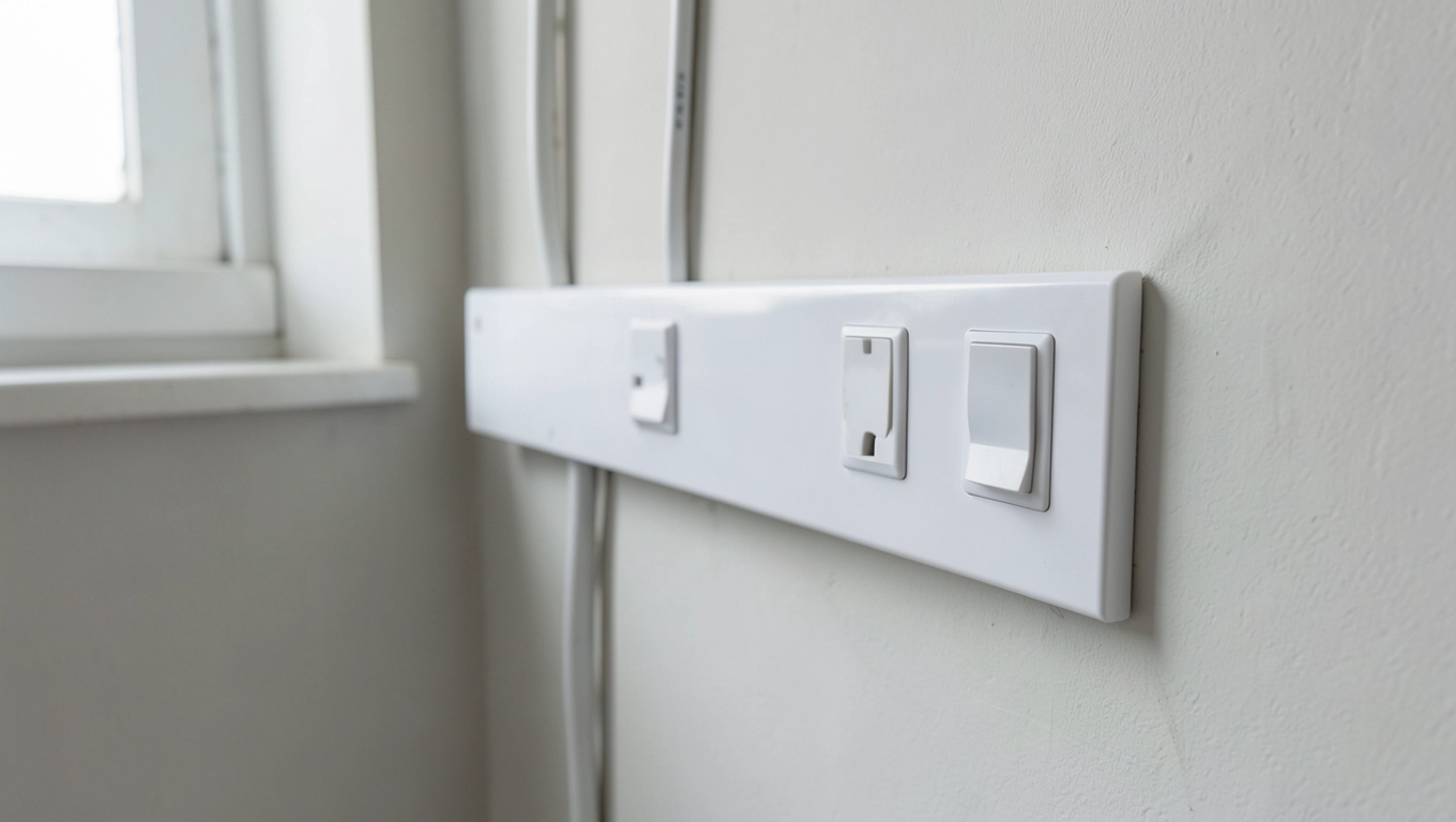 Instalacja natynkowa w listwach