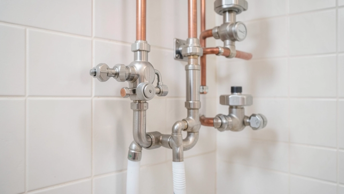 instalacja wodna na rozdzielaczach