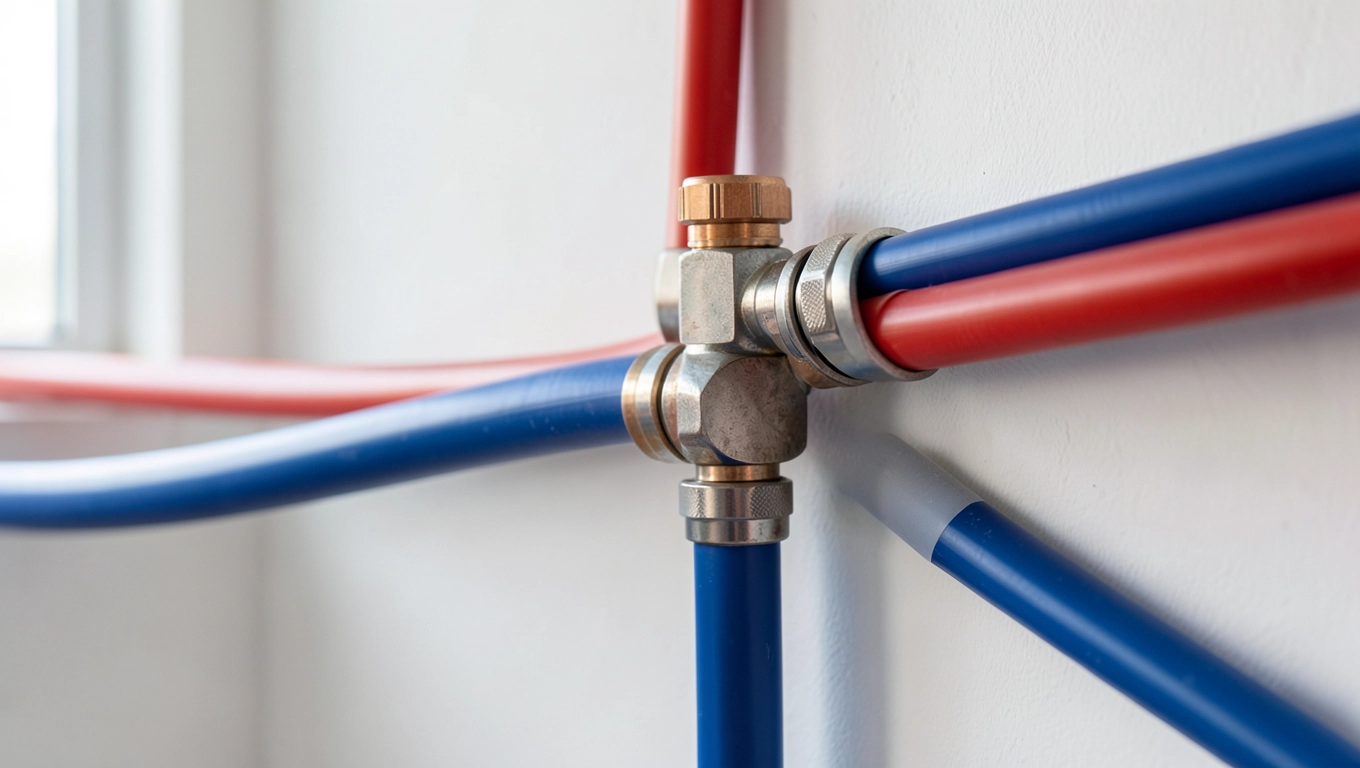 instalacja wodną pex zaciskana