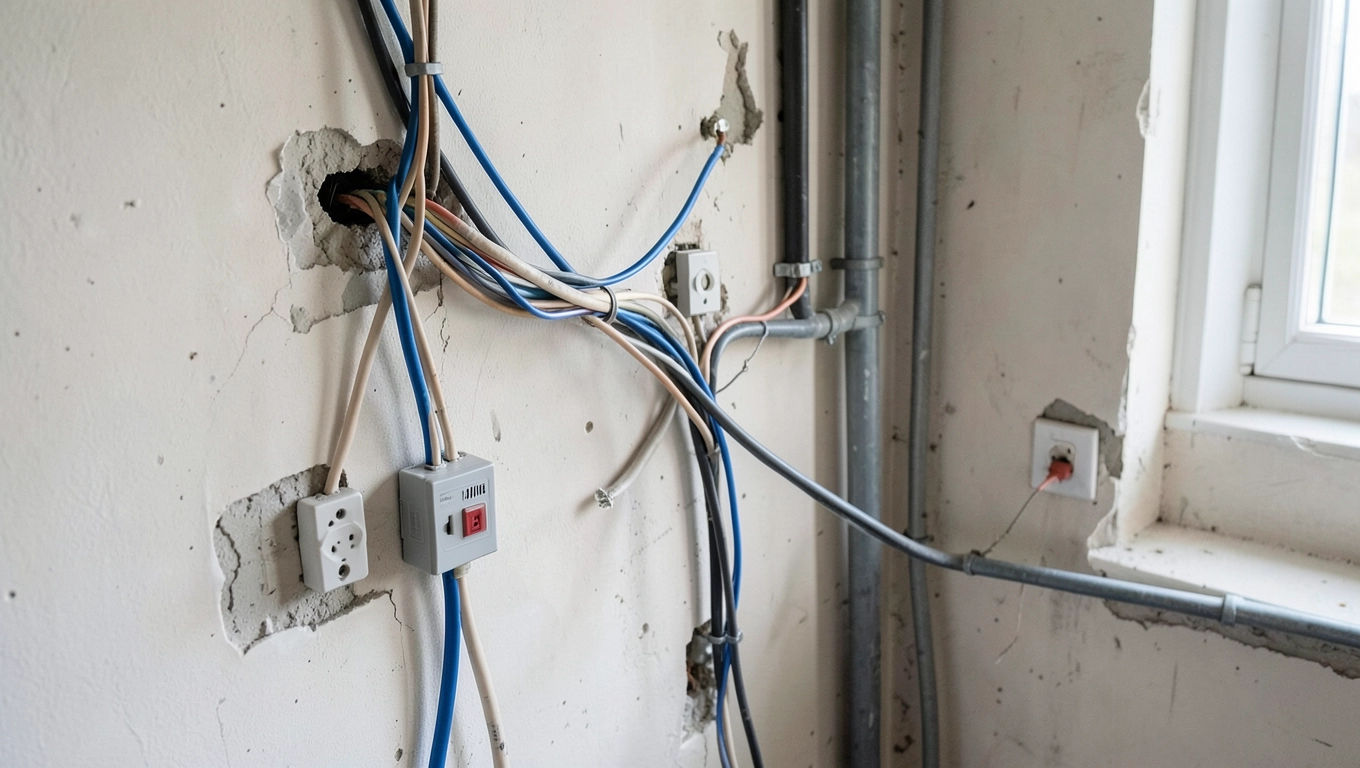 instalacje elektryczne w remoncie