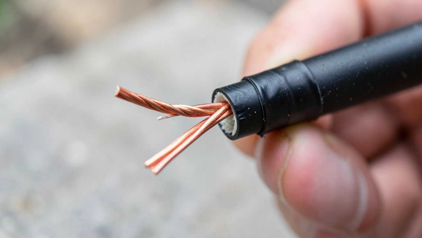 Jak połączyć przecięty kabel elektryczny