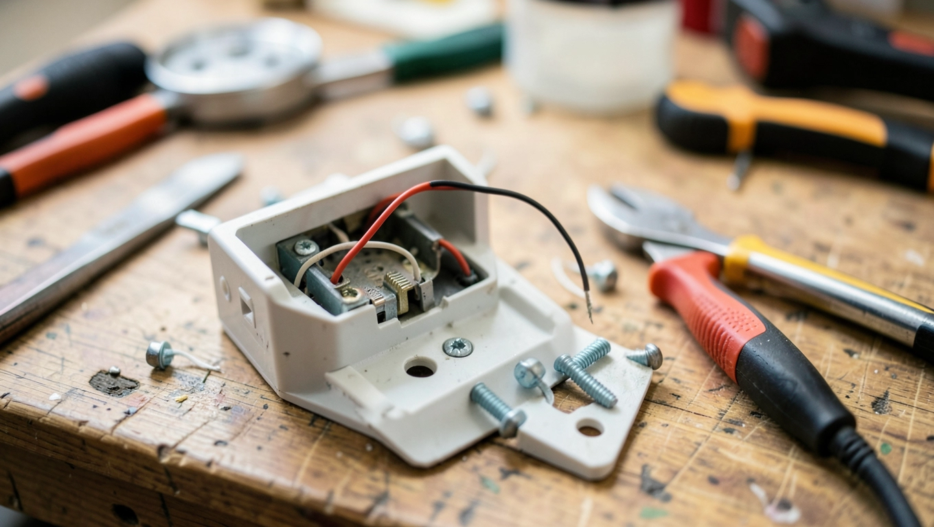 Jak zamontować wyrwane gniazdko elektryczne