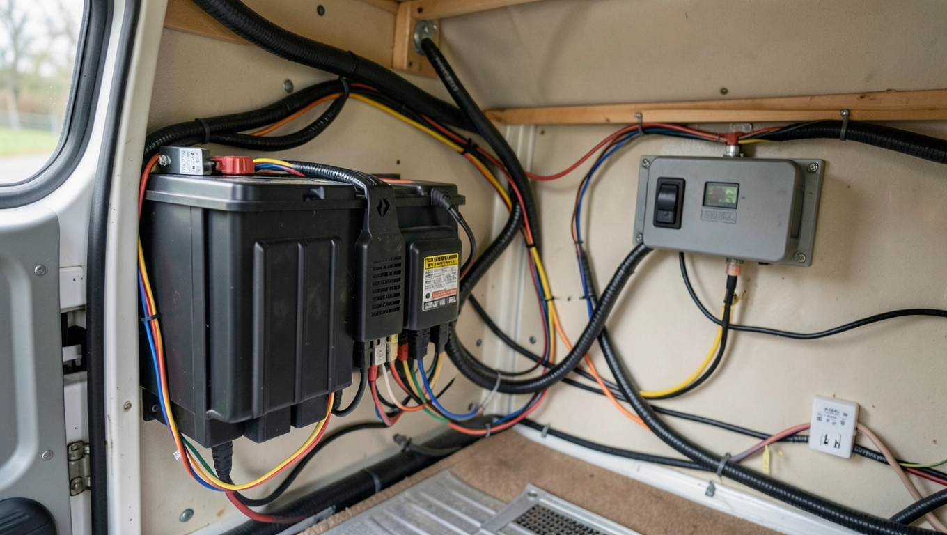 Jak zrobić elektrykę w kamperze