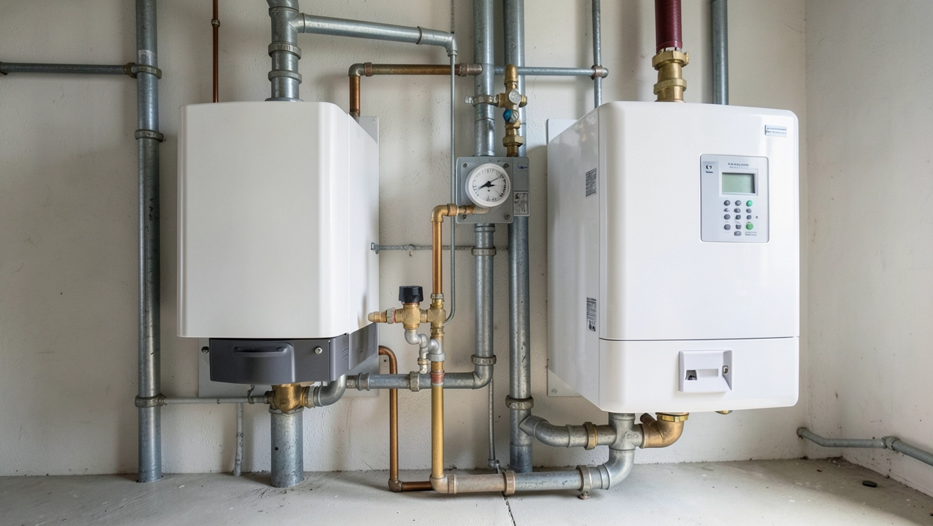 Kocioł gazowy i elektryczny w jednej instalacji