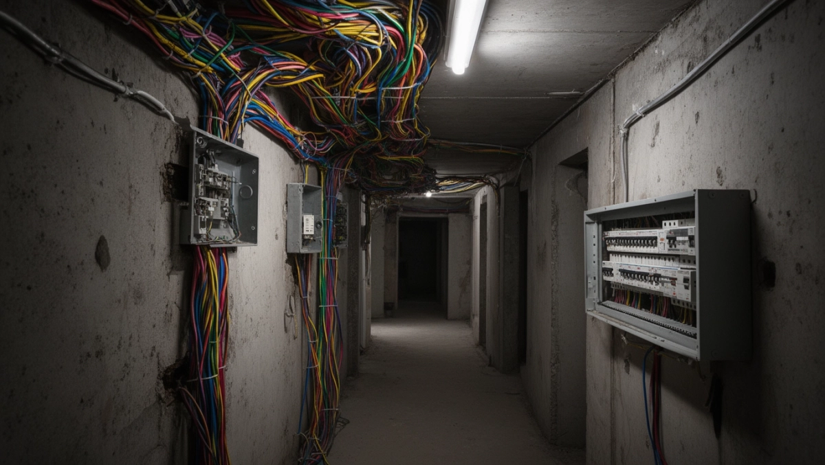 kontrola instalacji elektrycznej w bloku