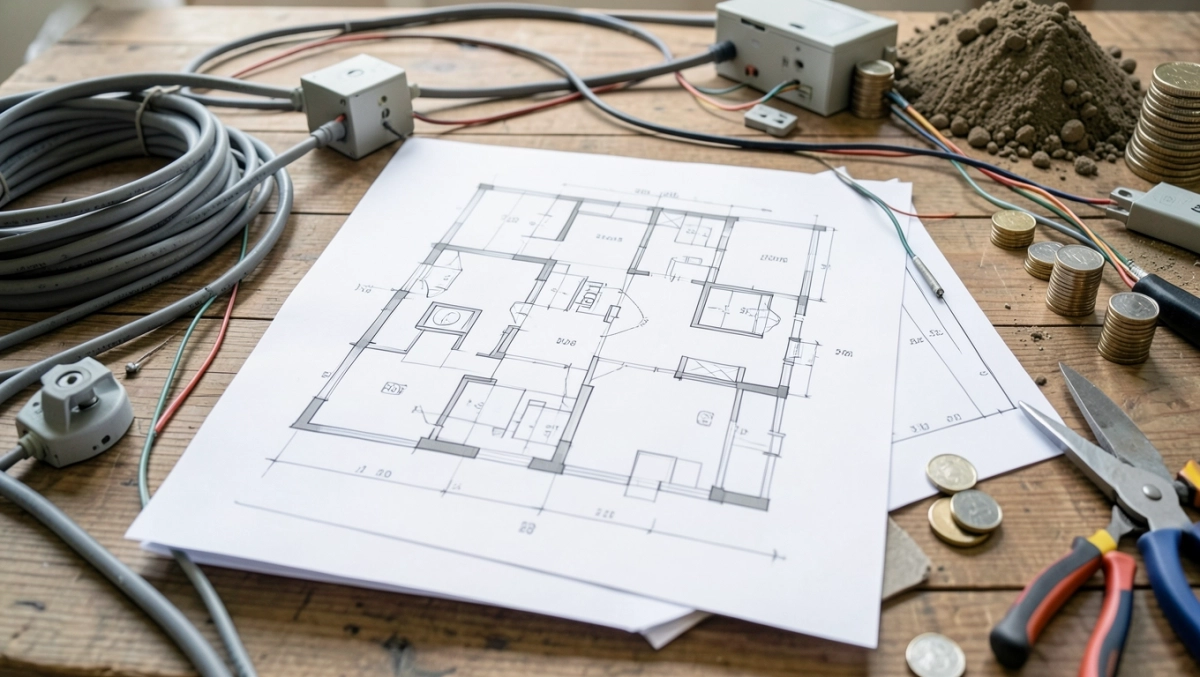 Koszt instalacji elektrycznej w domu 120m2