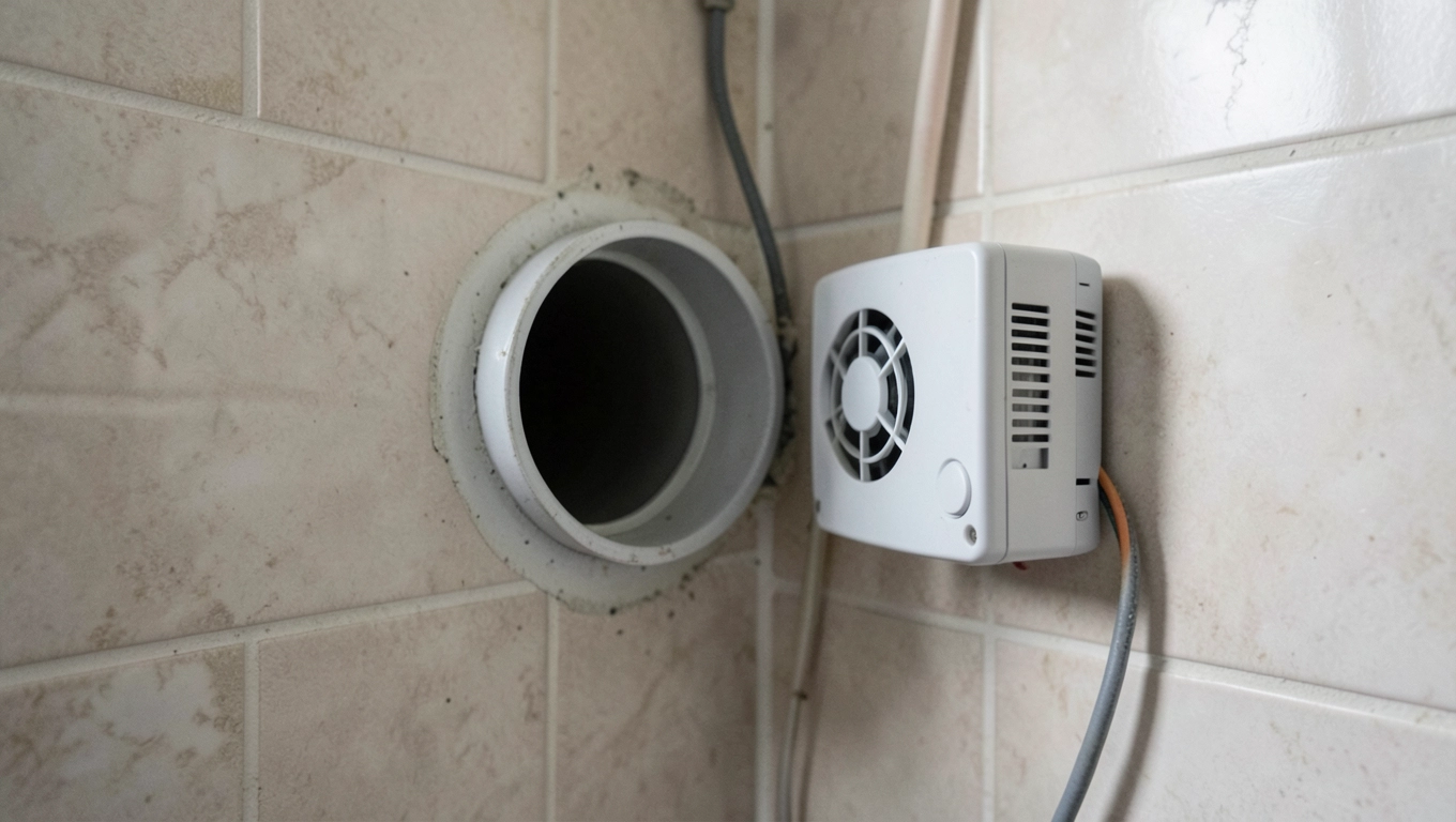 Montaż elektrycznego wentylatora w mieszkaniu blokowym