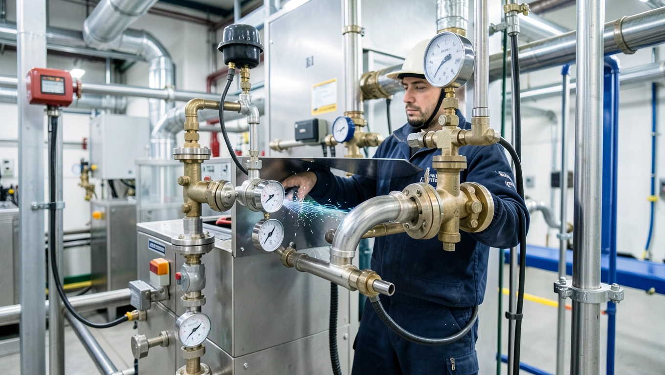 napełnianie instalacji co otwartej