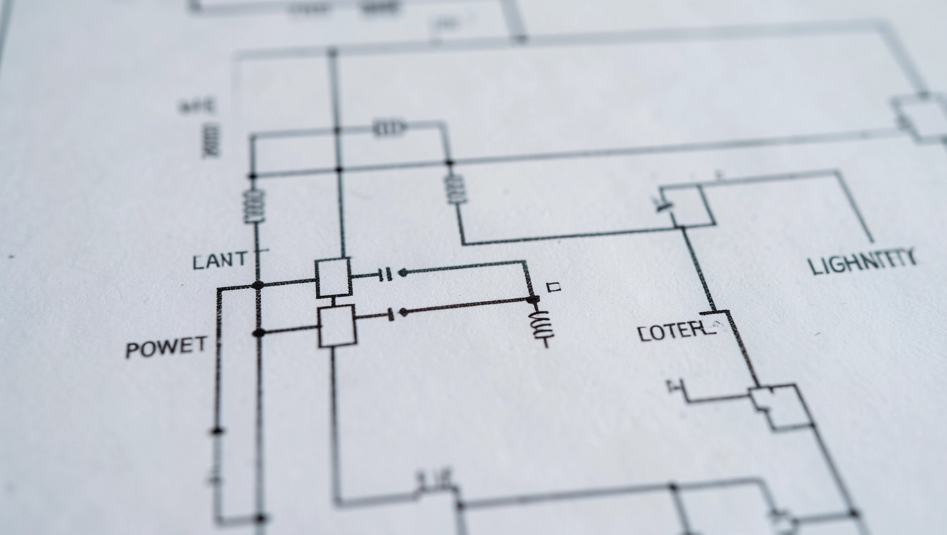 Obwody w schemacie instalacji elektrycznej