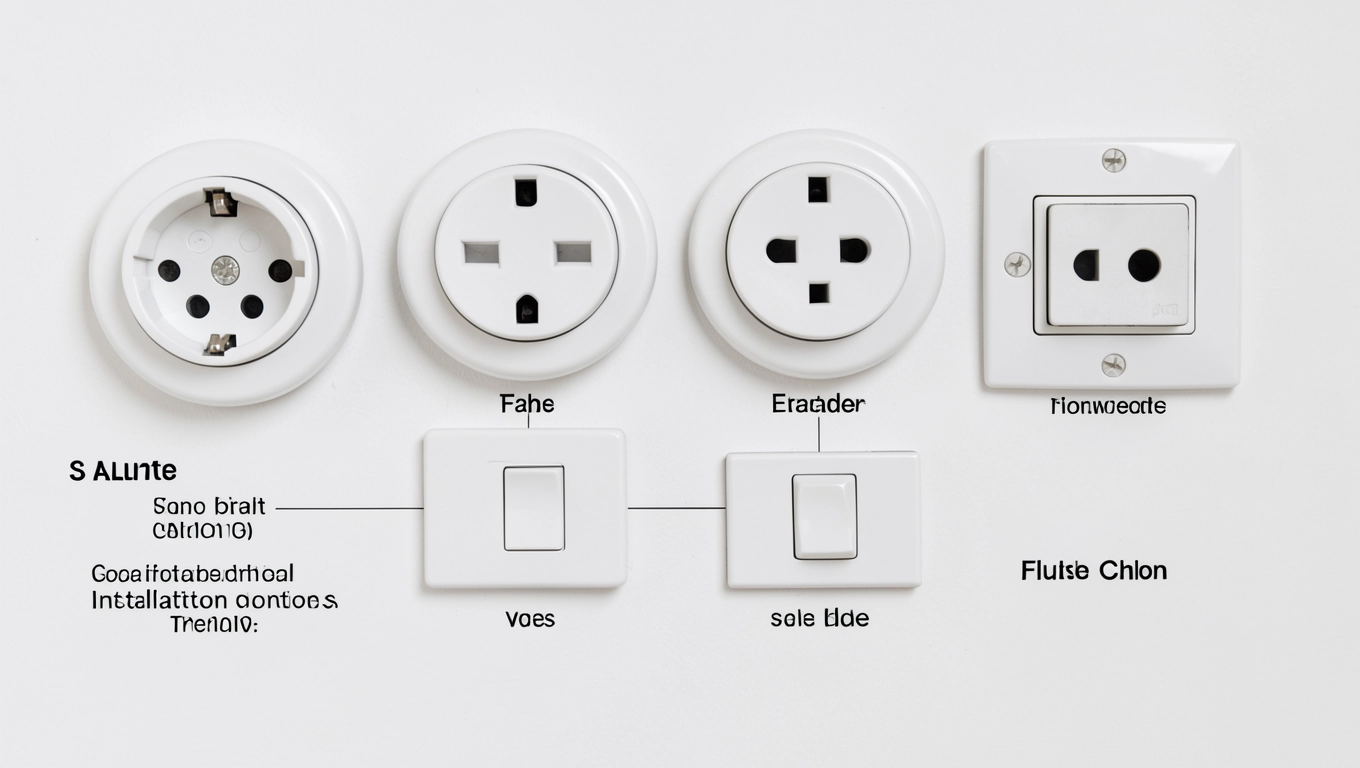 Osprzęt w schemacie instalacji elektrycznej