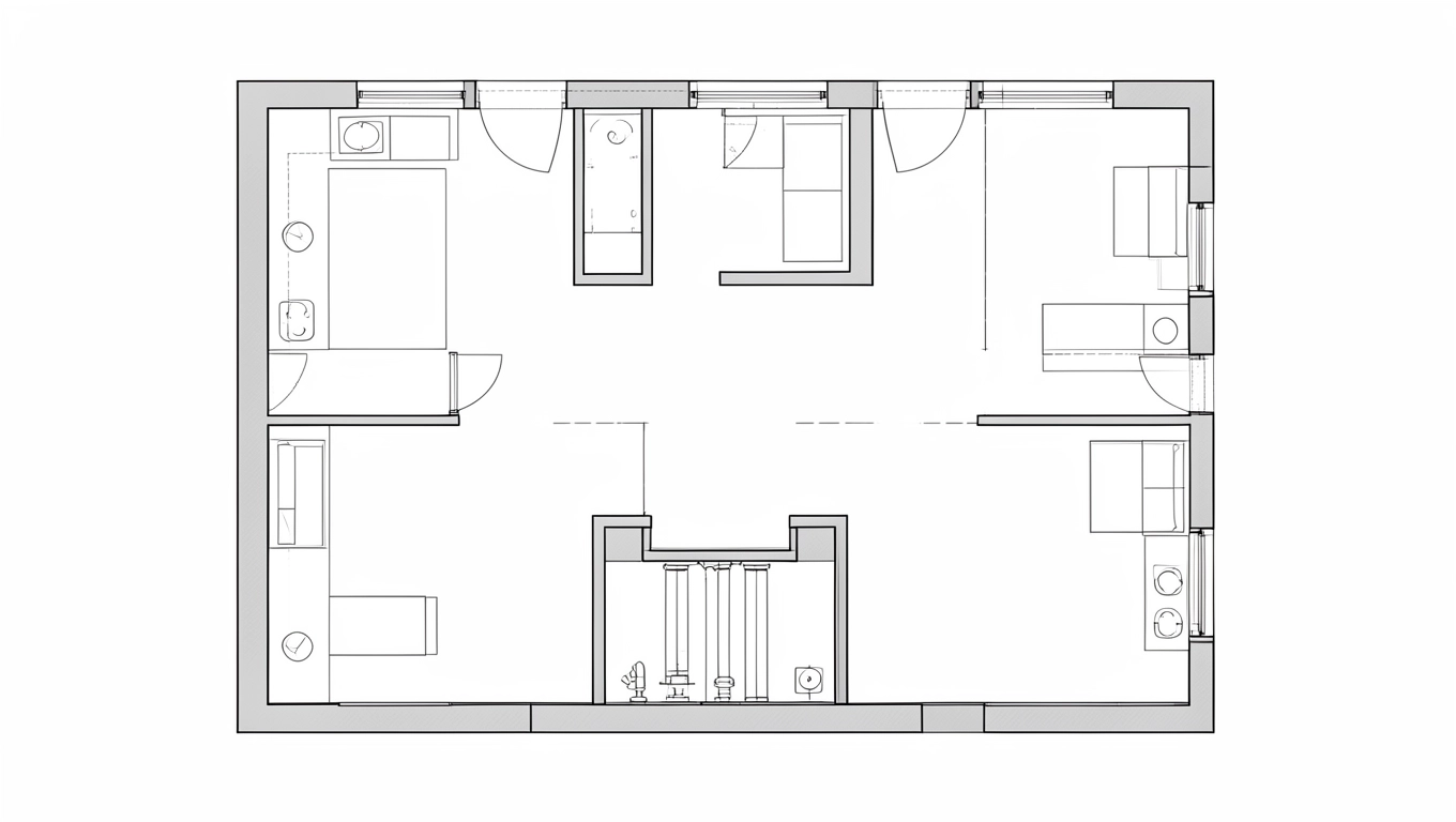 Plan rozmieszczenia urządzeń smart home